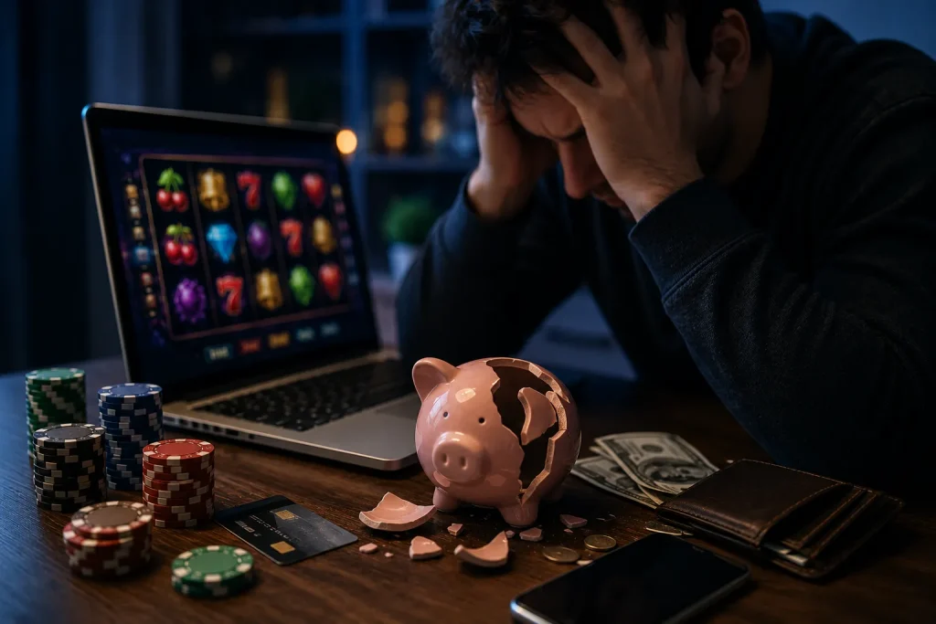 Почему нельзя играть на последние деньги в казино